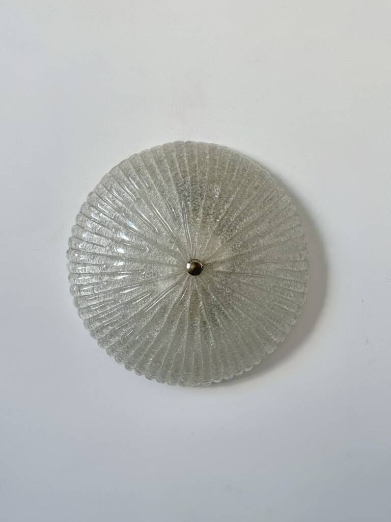 Vintage XL Murano glass wall light, Italy, 1970.