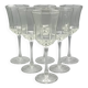 6 large footed glasses Luminarc Octime vintage France
