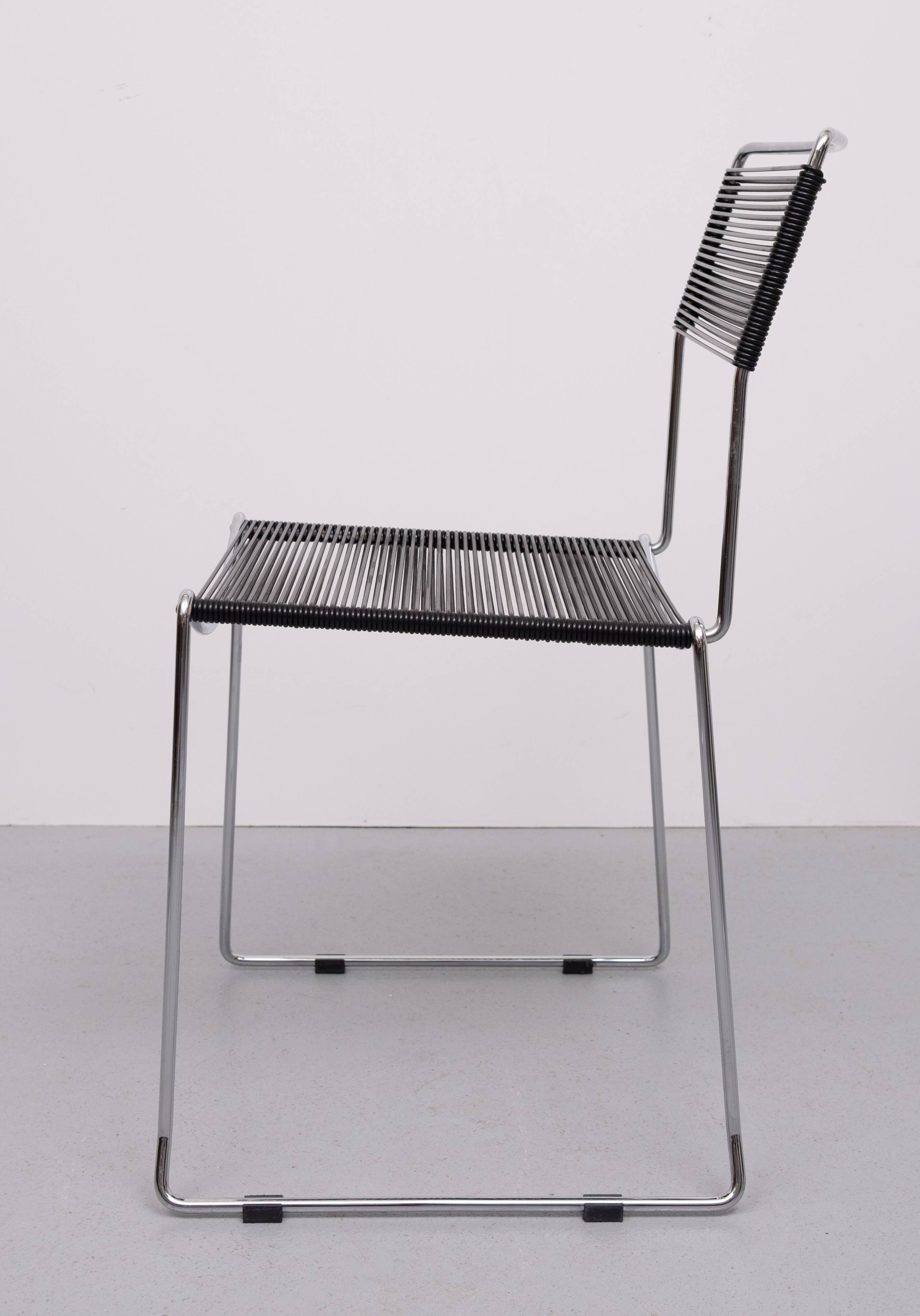 Giandomenico Belotti for Allias spaghetti chair 1980s Italy
