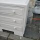 Dresser vintage powder white changing table