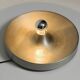 1960s round large Space Age Pop Art aluminum ceiling or wall lamp