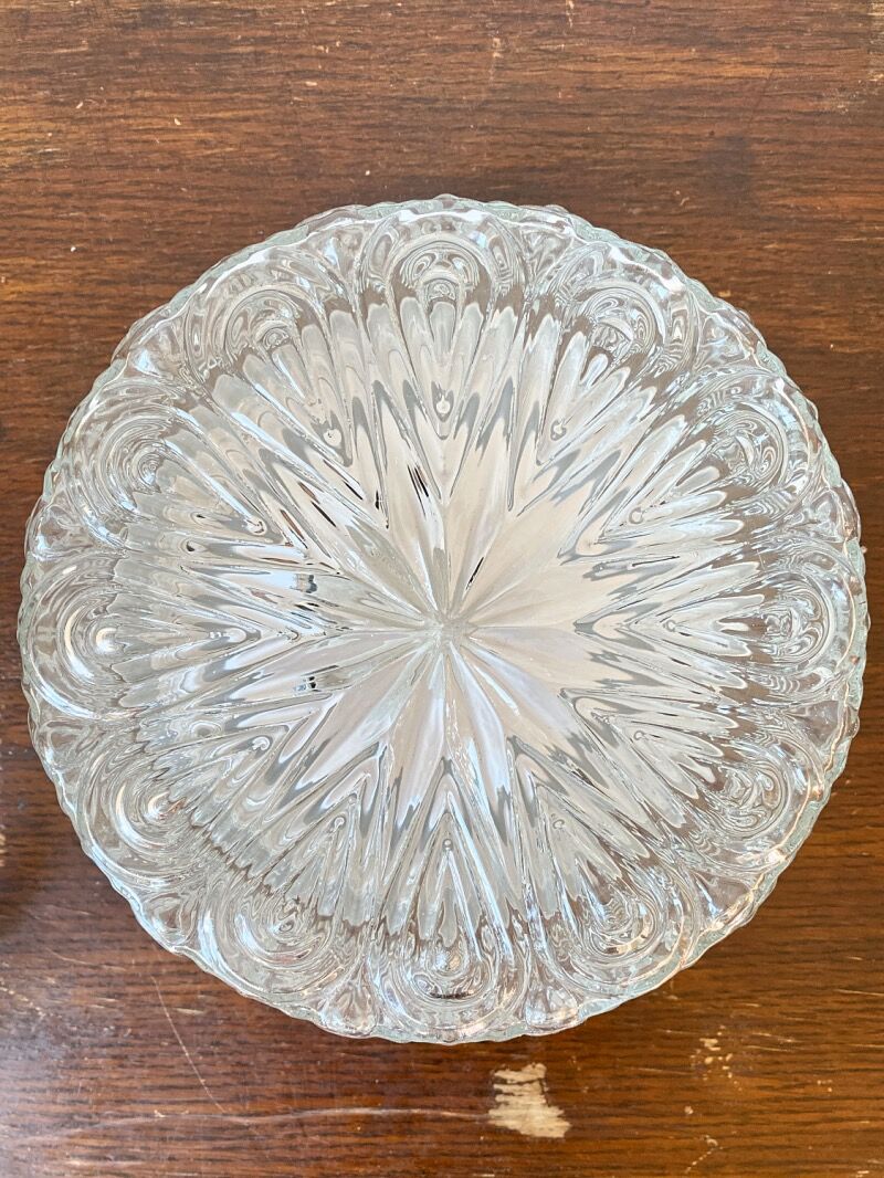Plafonnier ou applique en verre