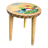 Decorated children's stool