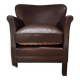 Fauteuil club en cuir