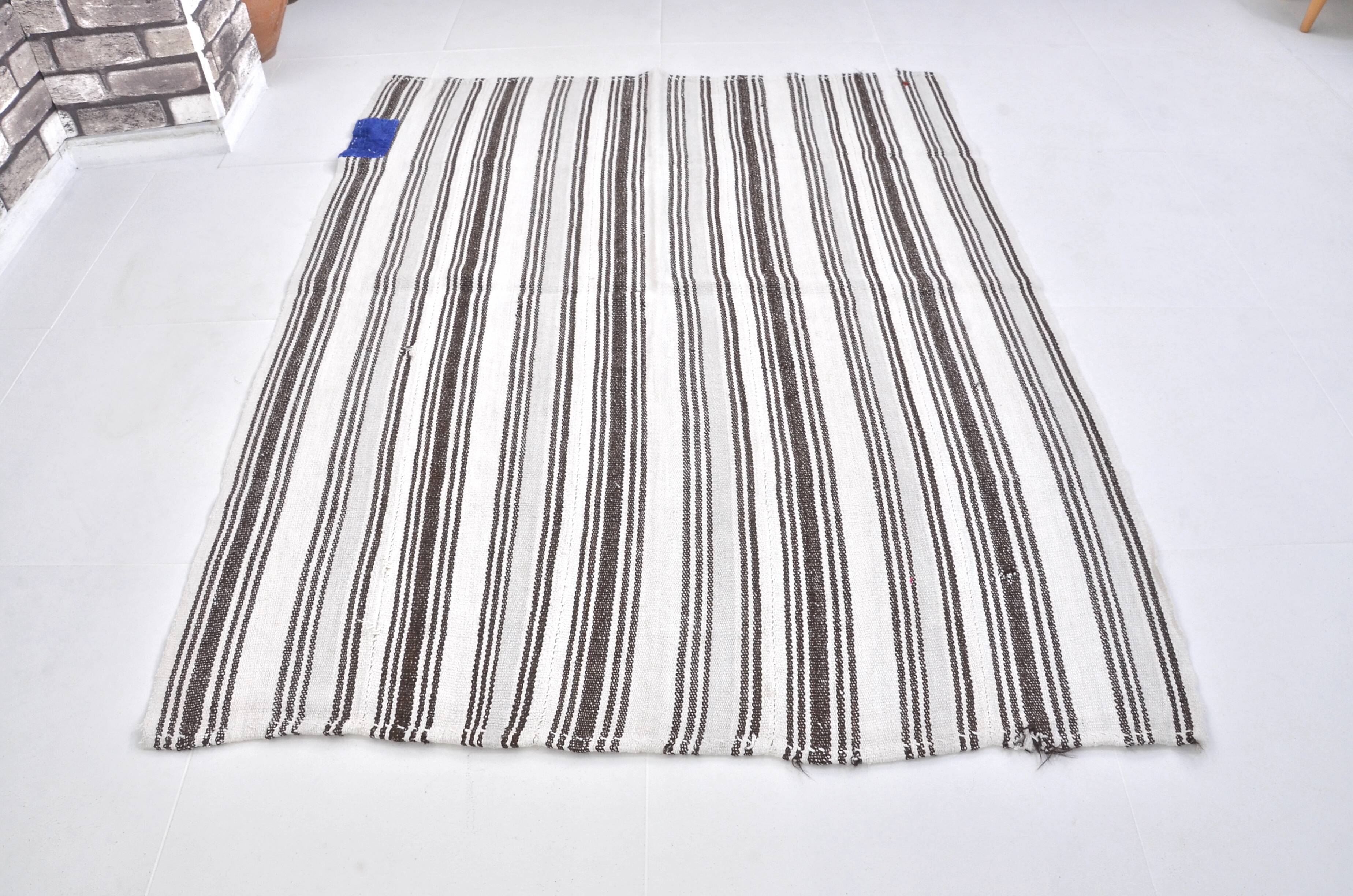 Vintage Handwoven Hemp Kilim Sku 3657