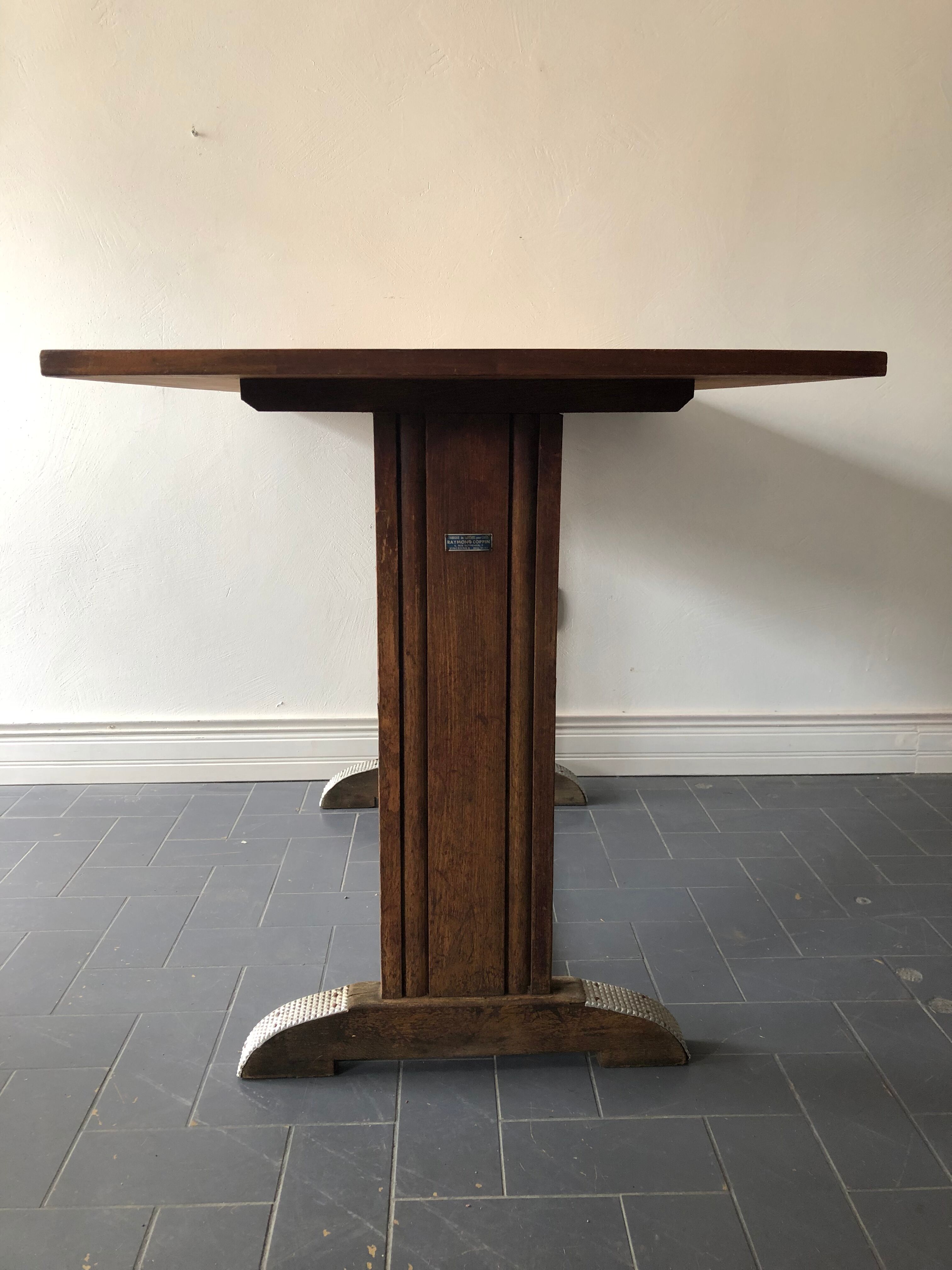 Vintage Parisian bistro table