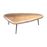 Table basse en bois forme libre