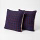 Set of 2 vintage kilim cushion covers 48x48 cm