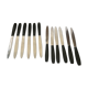 Ebony sleeve knives