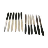 Ebony sleeve knives