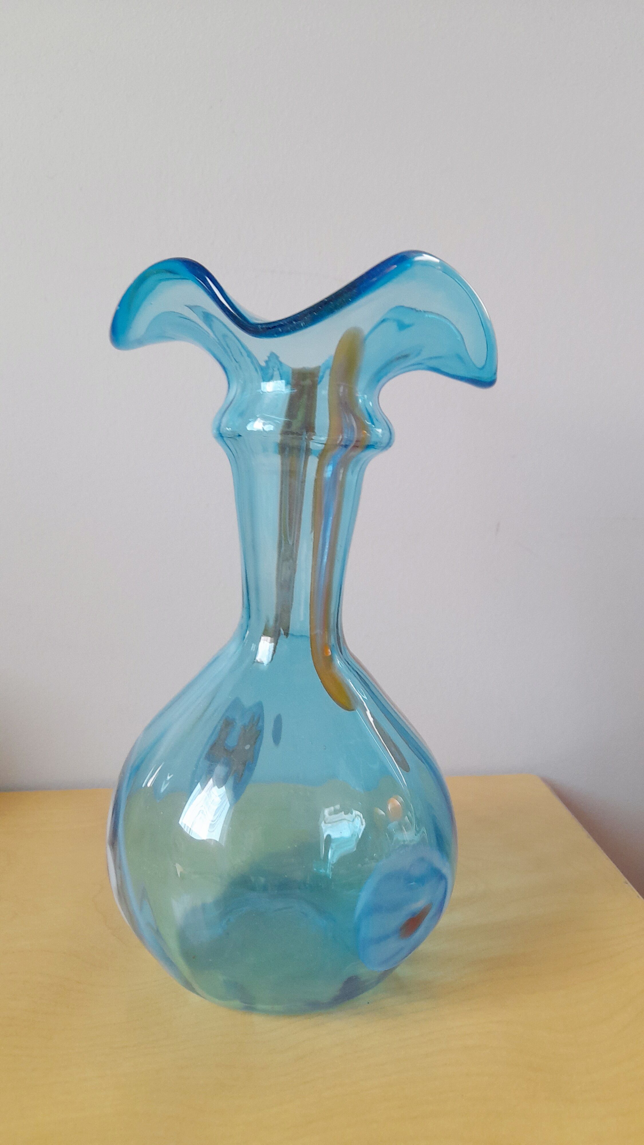Millefiori Murano collar vase