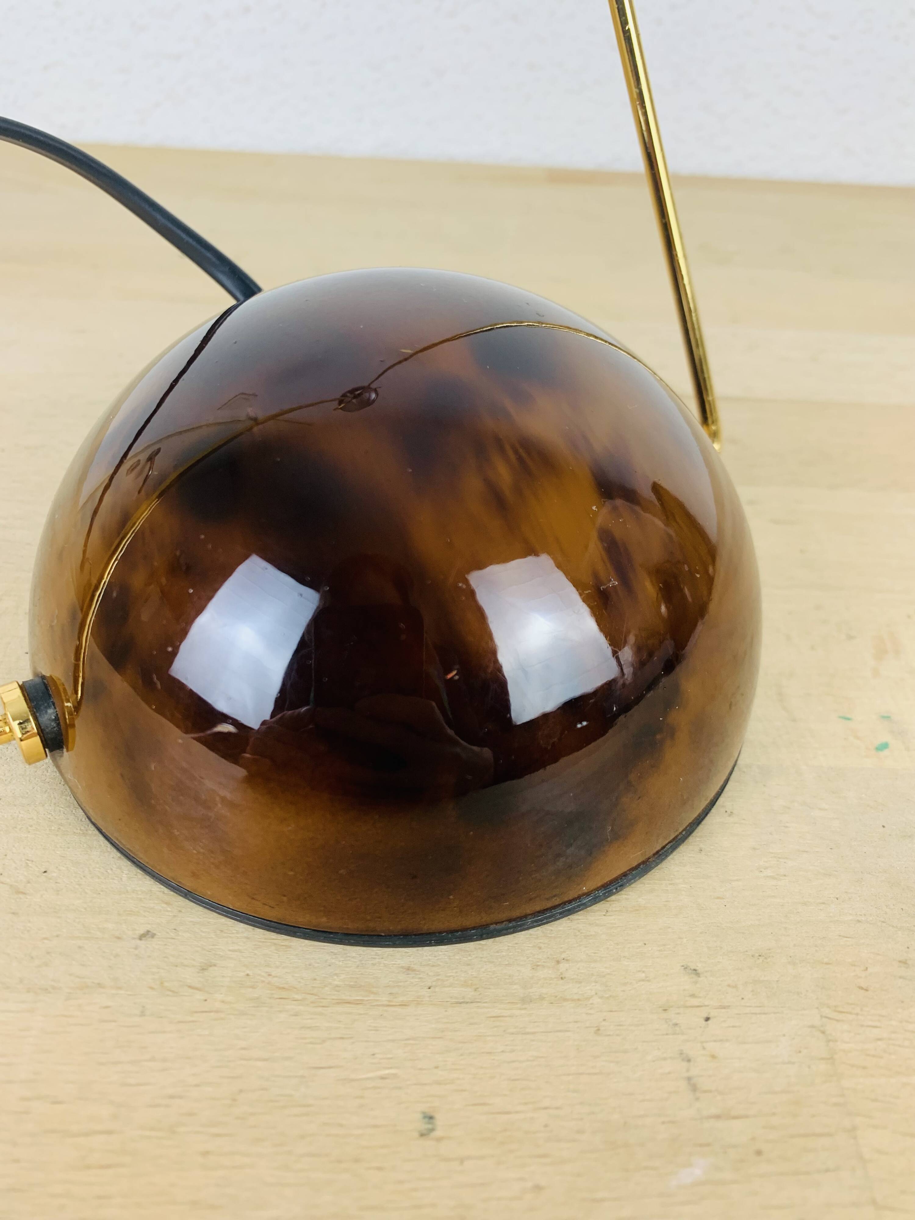 Meridiana lamp by Paolo Piva for Stefano Cevoli, tortoiseshell