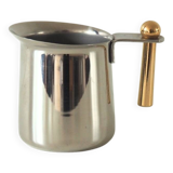 1980S Kitty Oro Guido Bergna Gilded Stainless Steel Creamer