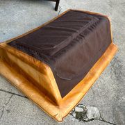 Vintage scandinavian sofa in bake