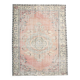 6x8 Peach Red & Cream Vintage Rug 194x252Cm SK 24649