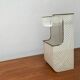 Perforated metal shelf from the mid-century, 1950s.