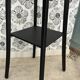 Wood and marble stool