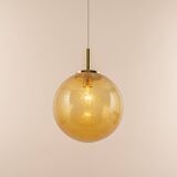 Murano ball pendant light by Doria, Germany, 1970s