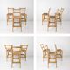 Tabouret de Bar Mid Century Vintage Boho Tabouret de Bar Chaise de Bar Bamb