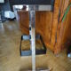 Lot de 4 tabourets de bar simili cuir noir vintage