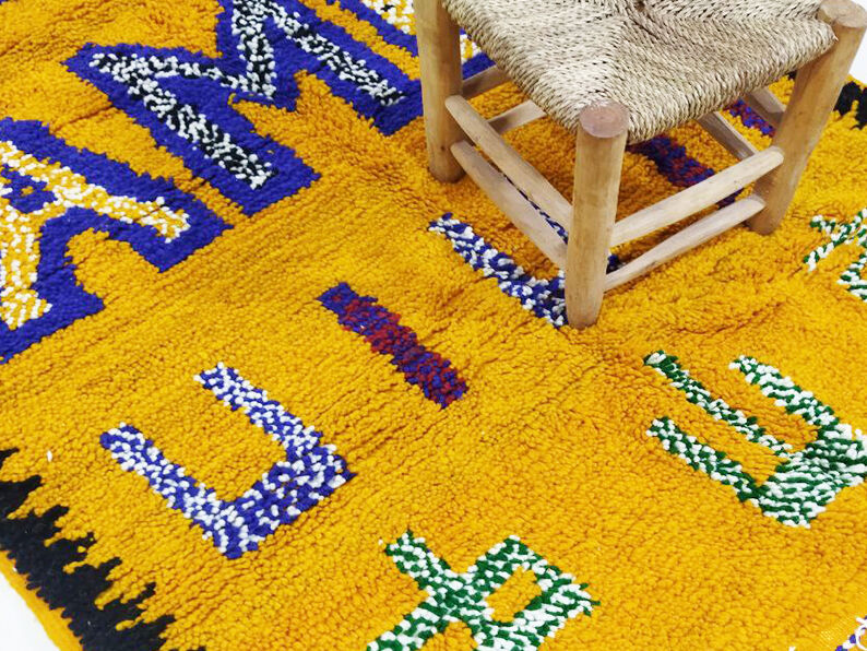 Moroccan berbere carpet 286x118cm