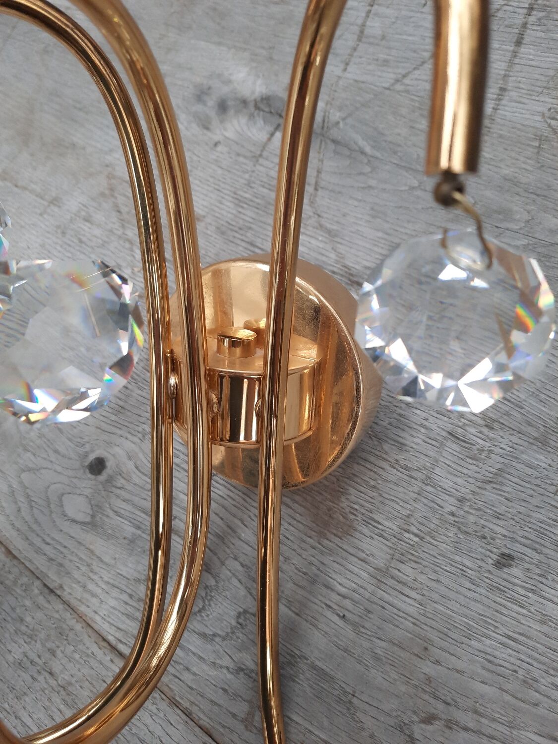Pair of 1970's Boulanger gilt wall sconces