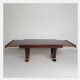 Art Deco dining table, rosewood veneer, extendable up to 248 cm, 1930s.