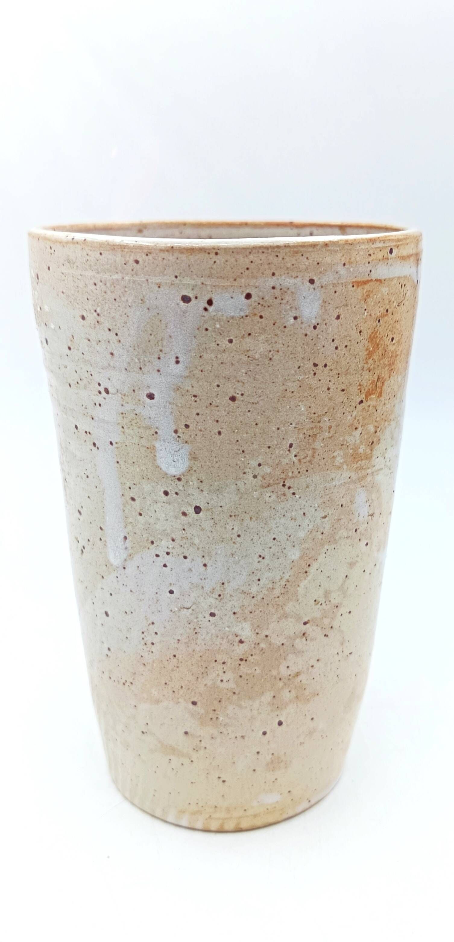 Guilloché stoneware vase Lion – Carriès school