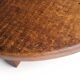Brutalist oak coffee table / heavy weight 75 kg / 1960s