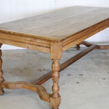 Natural wooden farm table - XIXth century