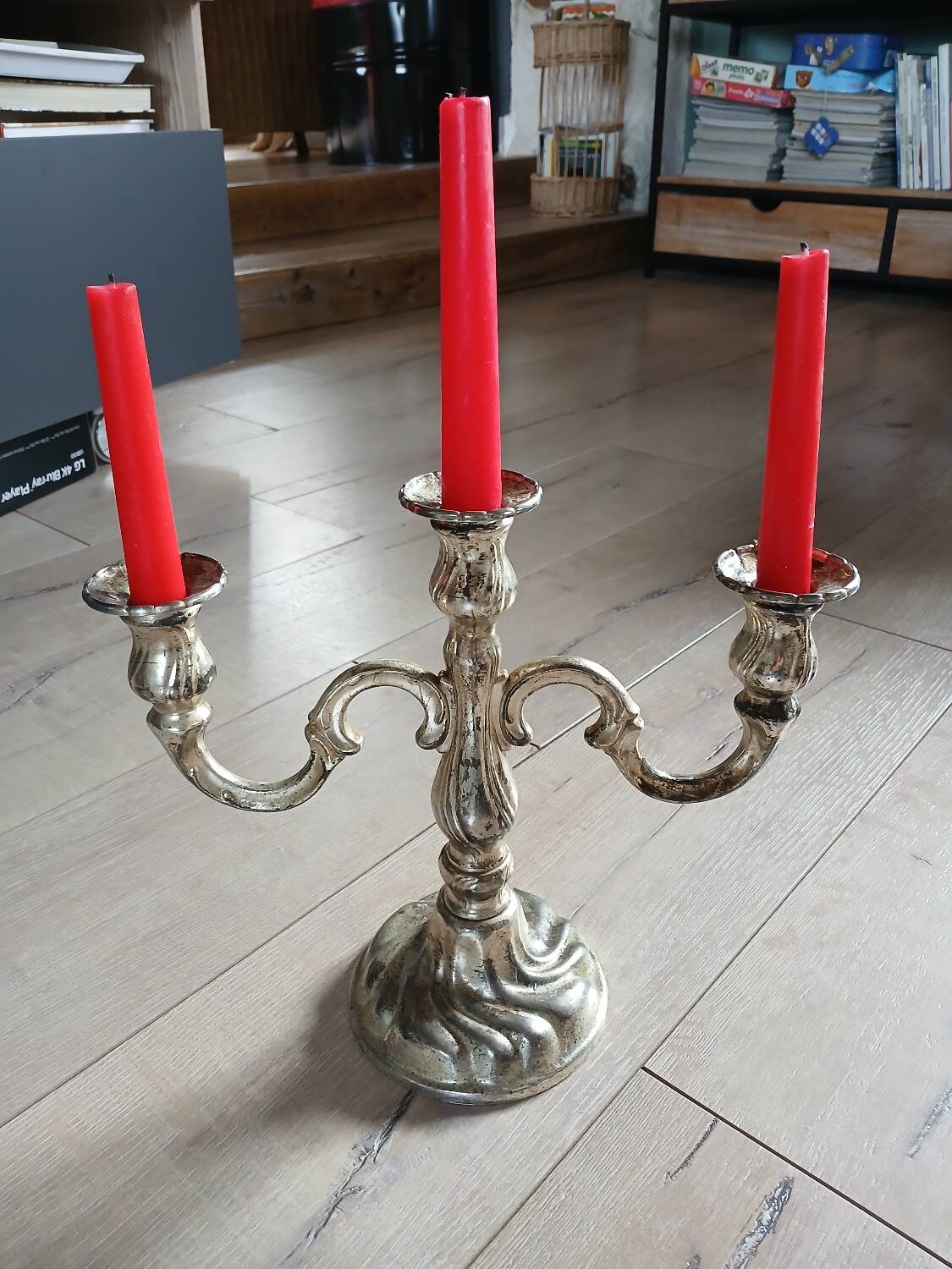 3-light candle holder/candlestick