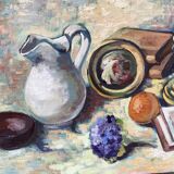 Nature morte signée