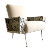 Restored vintage armchair