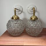 Pair of vintage wall sconces