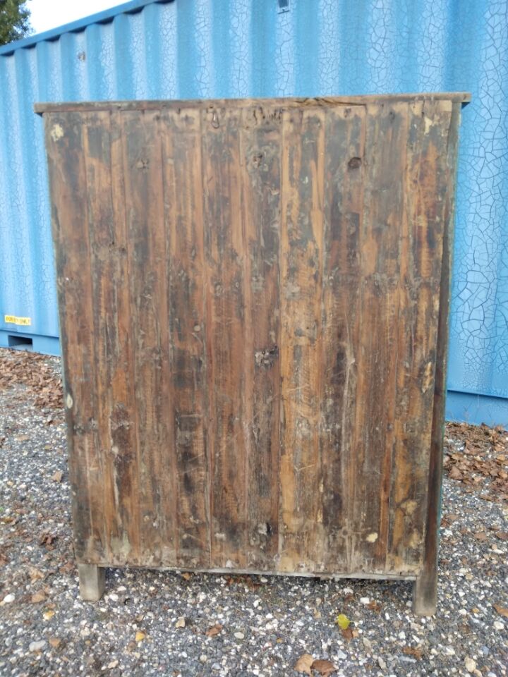 Old Burmese tek pantry with 6 mesh panels