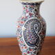 Vase en faïence de Gien décor cachemire