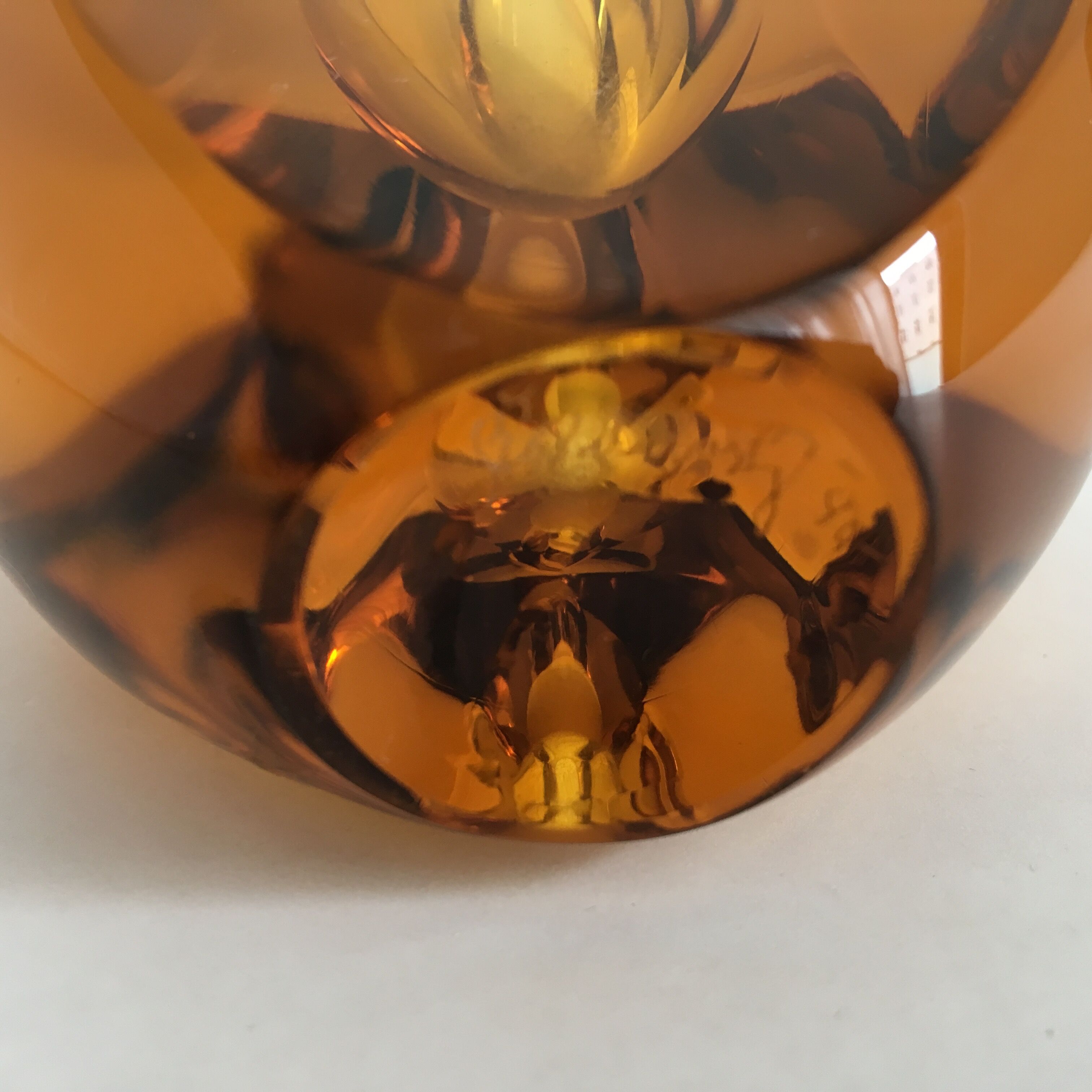 Vase en verre tchèque