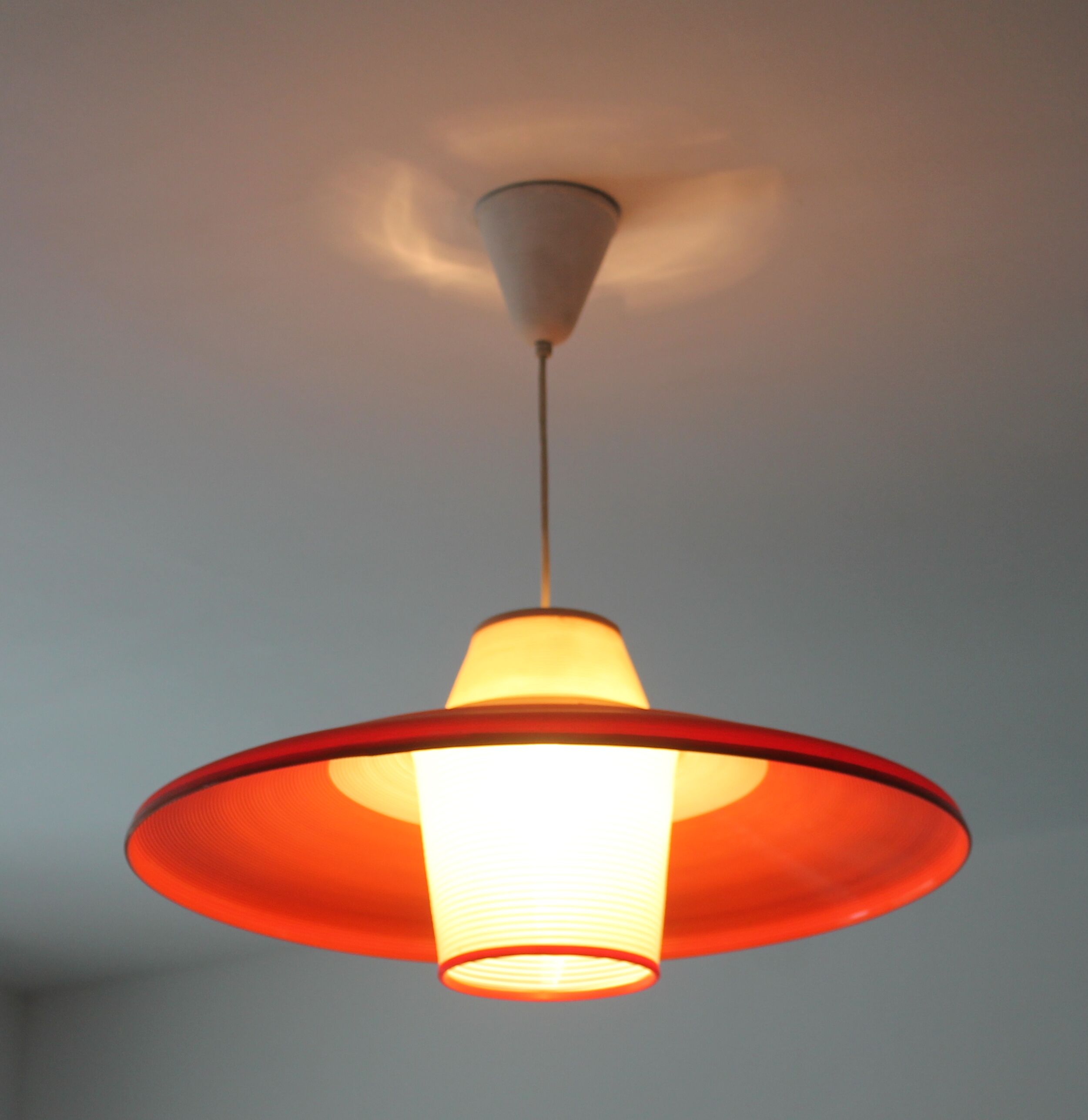 Scandinavian pendant light from 60s