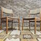 Paire de chaises scandinaves années 70