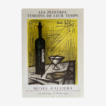Bernard Buffet - Poster Musée Galiera The Painters Witnesses of their time - 1964