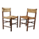 Pair of "Dordogne" chairs by Charlotte Perriand from the 1950s.