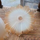 Pair of Art Deco glass tulips / pendant lights