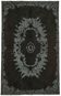 Overdyed Wool Vintage Handmade Carved Rug 169 cm x 288 cm