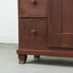 Antique painted kitchen bread cabinet