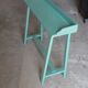 Console vintage vert menthe avec son tabouret
