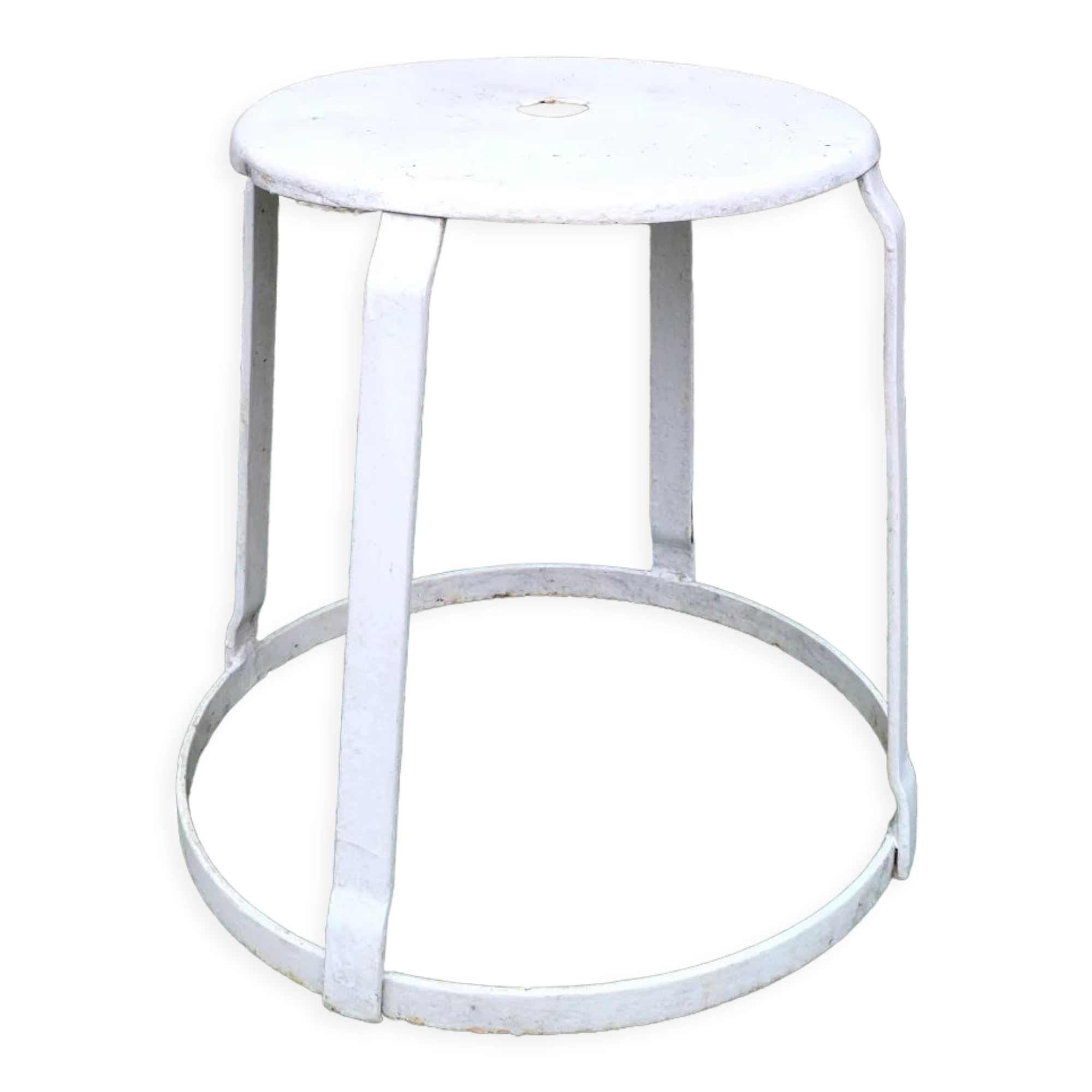 Tabouret industriel en métal