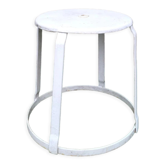 Industrial metal stool