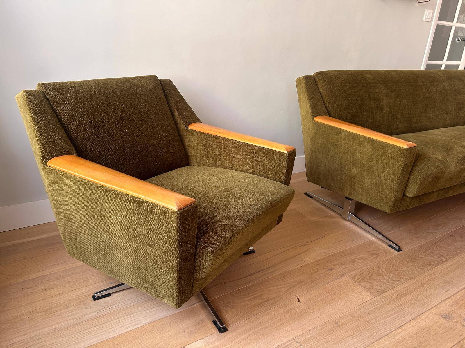 Sofa and armchair