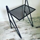 End of sofa metal perforated 1960