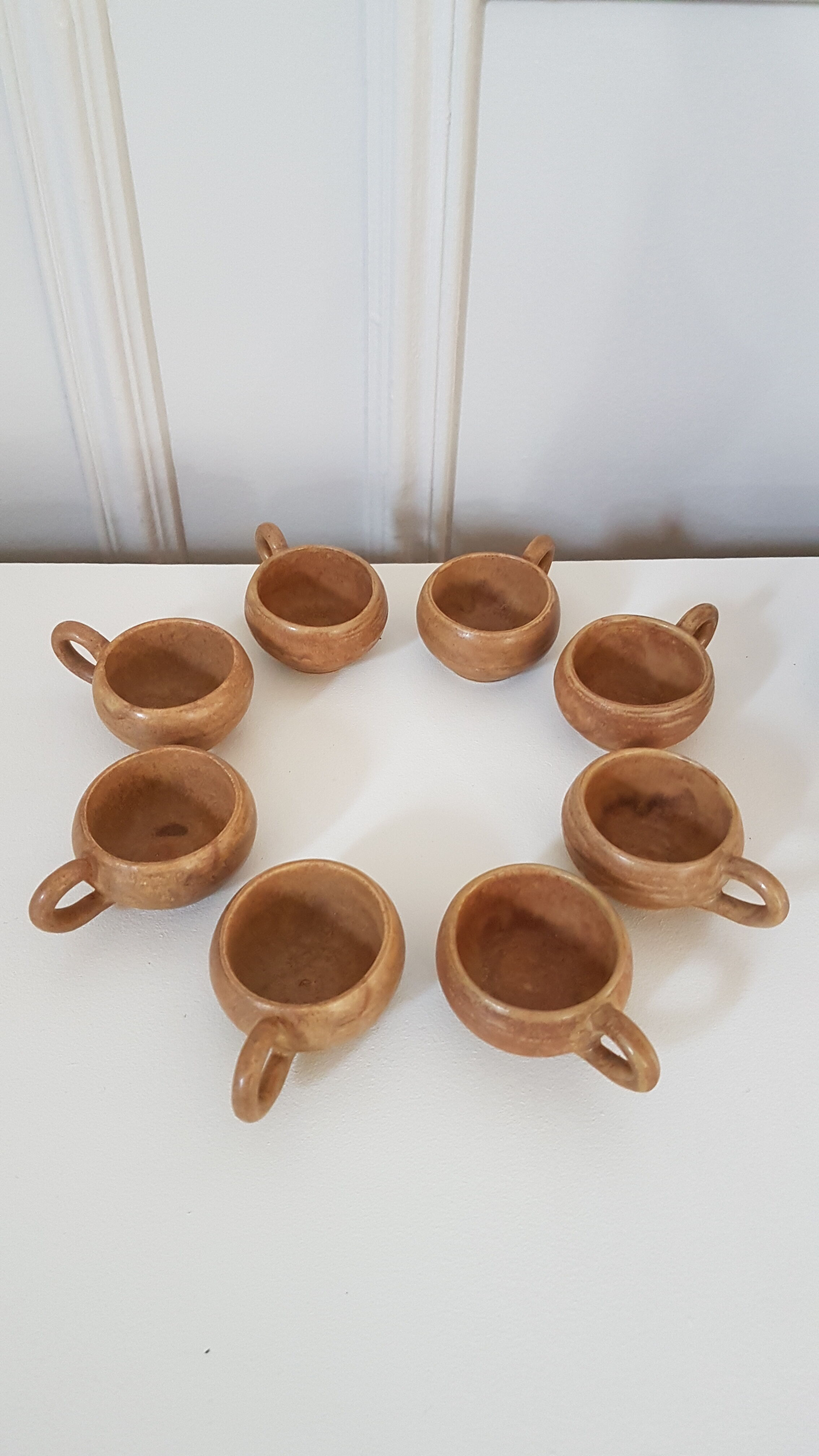 Stoneware liqueur service